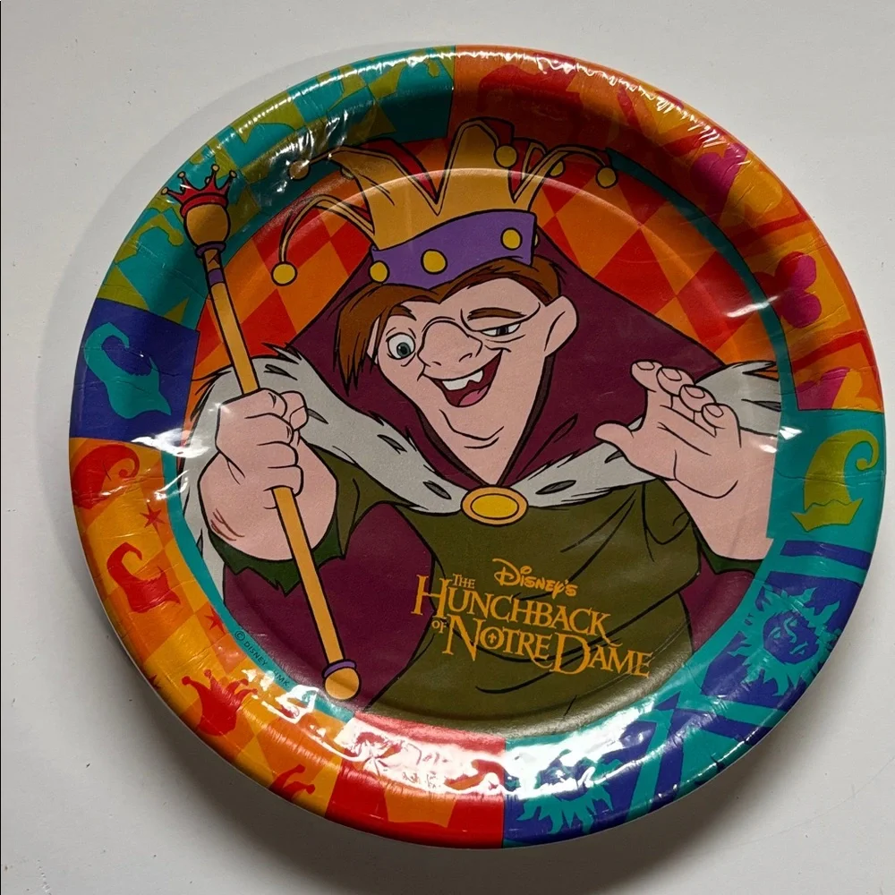 Disney Hunchback of Notre Dame Plates and Cups 1990s Vintage Disney Hunchback